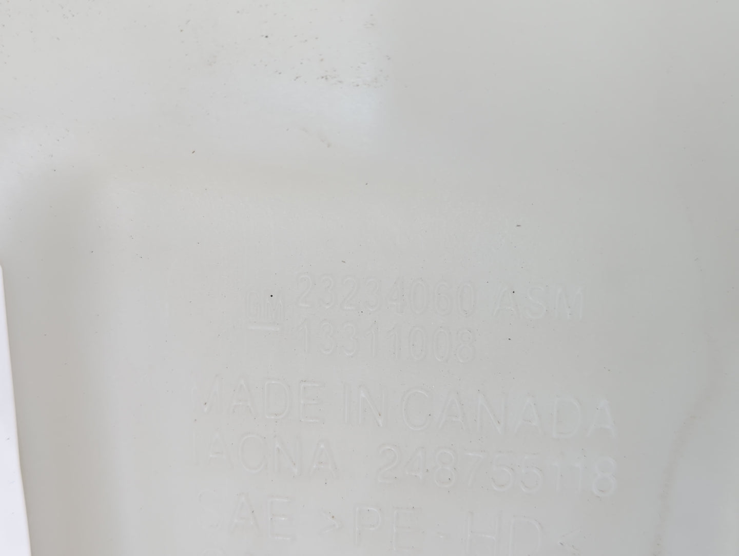 2014-2020 Chevrolet Impala Windshield Washer Fluid Reservoir Bottle Oem - Oemusedautoparts1.com