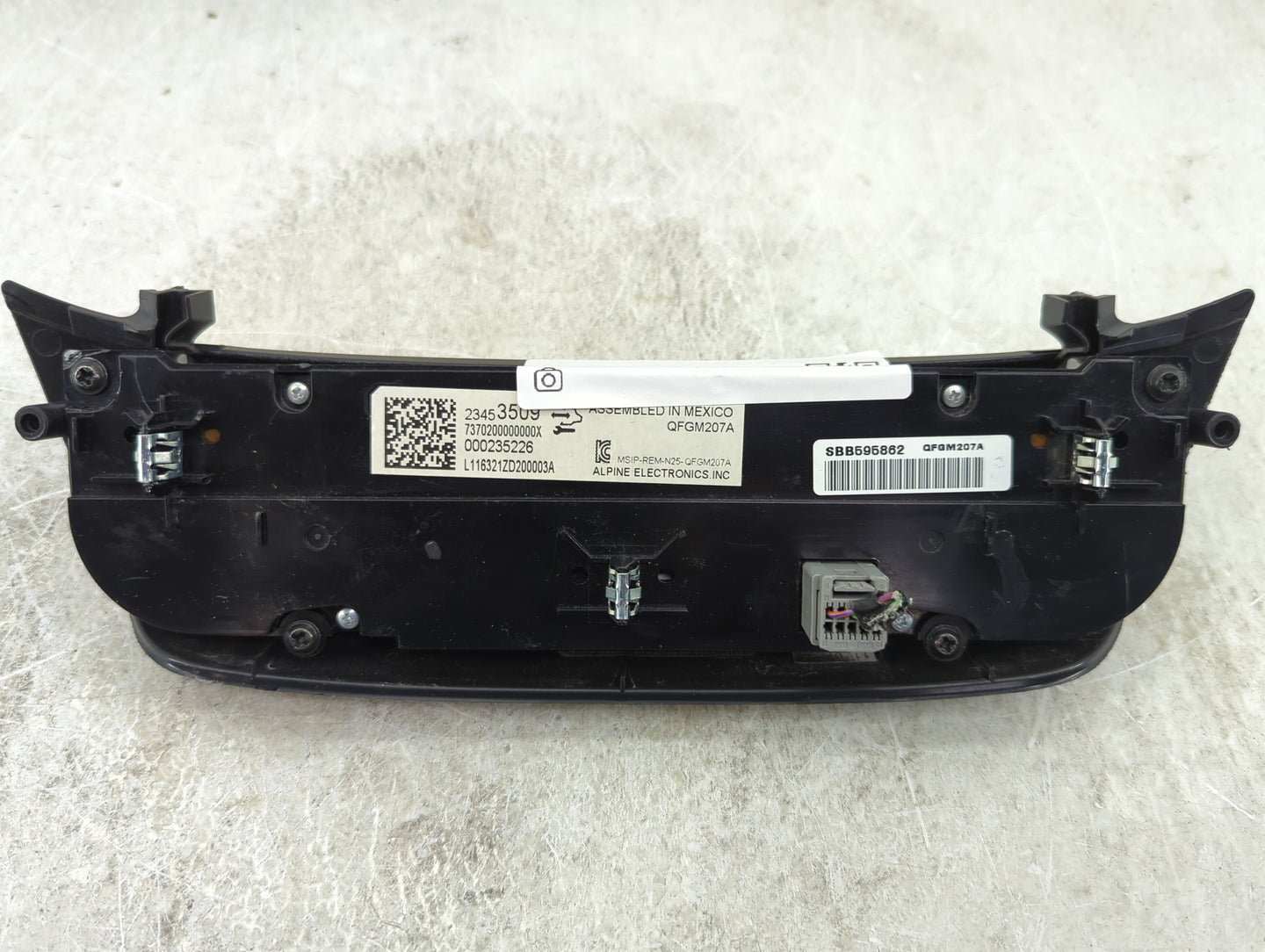 2017 Chevrolet Impala Climate Control Module Temperature AC/Heater Replacement P/N:QFGM207A SBB595862, 23453509 Fits OEM Use
