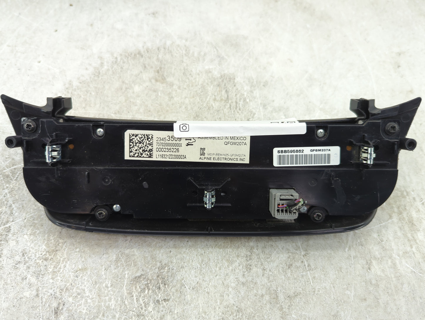 2017 Chevrolet Impala Climate Control Module Temperature AC/Heater Replacement P/N:QFGM207A SBB595862, 23453509 Fits OEM Use