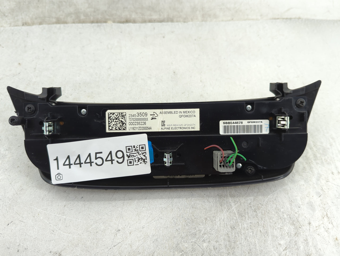 2014-2020 Chevrolet Impala Climate Control Module Temperature AC/Heater Replacement P/N:23453509 737020000000X Fits OEM Used