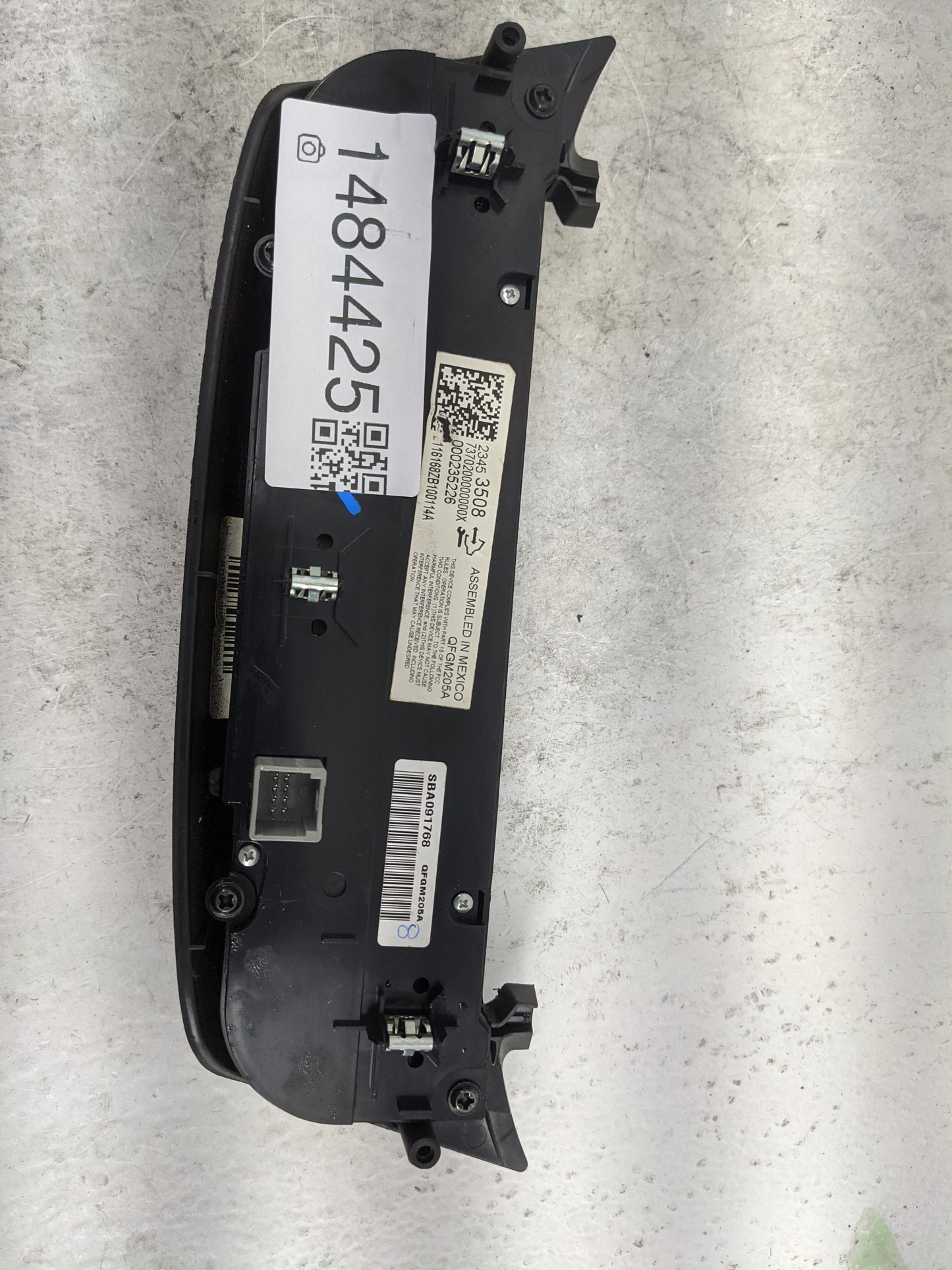 2014-2020 Chevrolet Impala Climate Control Module Temperature AC/Heater Replacement P/N:23453508 QFGM205A Fits OEM Used Auto