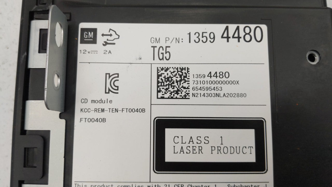 2015-2020 Chevrolet Impala Am Fm Cd Player Radio Receiver - Oemusedautoparts1.com