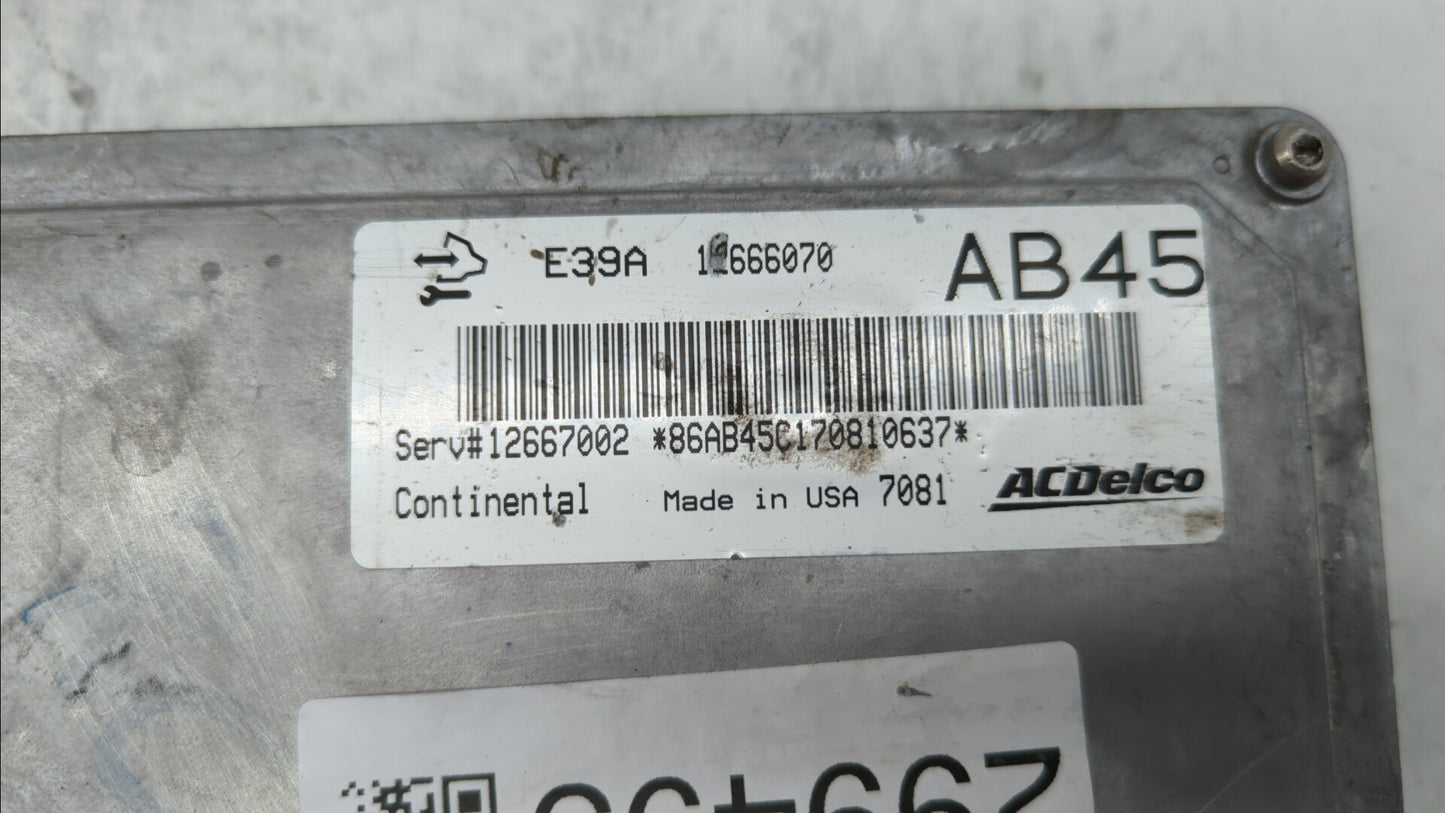 2017-2019 Chevrolet Impala PCM Engine Control Computer ECU ECM PCU OEM P/N:12666068 12667002, 12666070 Fits Fits 2017 2018 2