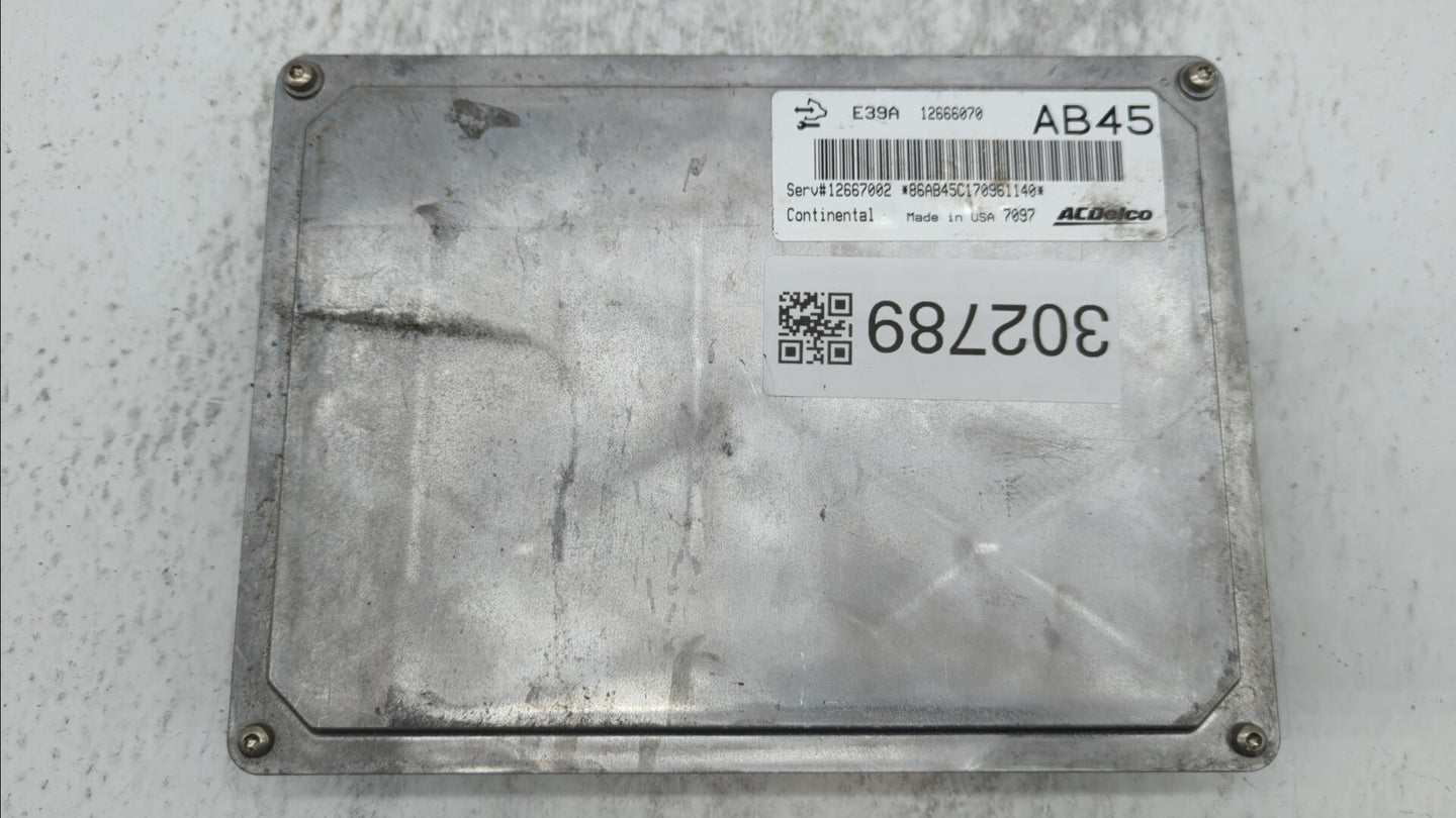 2017-2019 Chevrolet Impala PCM Engine Control Computer ECU ECM PCU OEM P/N:12666068 12667002, 12666070 Fits Fits 2017 2018 2