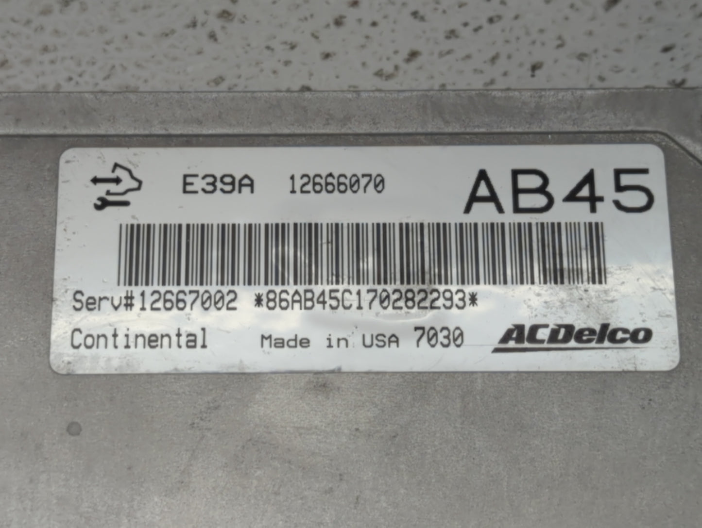 2017-2020 Chevrolet Impala PCM Engine Control Computer ECU ECM PCU OEM P/N:12667002 12666070 Fits Fits 2017 2018 2019 2020 O