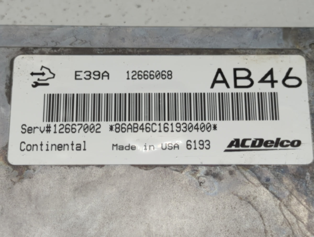 2017-2020 Chevrolet Impala PCM Engine Control Computer ECU ECM PCU OEM P/N:12667002 12666068, 12667189 Fits 2017 2018 2019 2