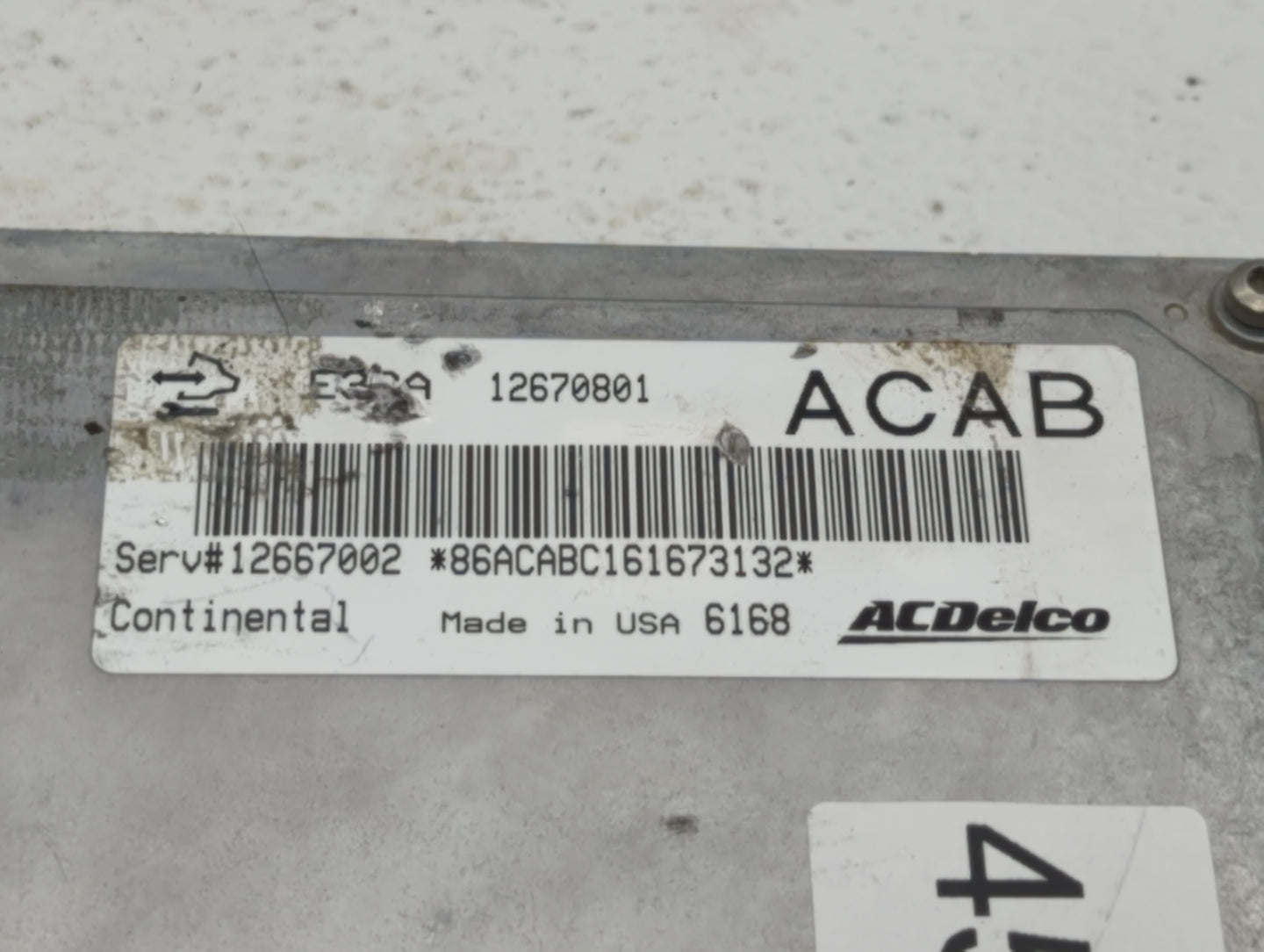 2017-2020 Chevrolet Impala PCM Engine Control Computer ECU ECM PCU OEM P/N:12667002 12666068 Fits Fits 2017 2018 2019 2020 O