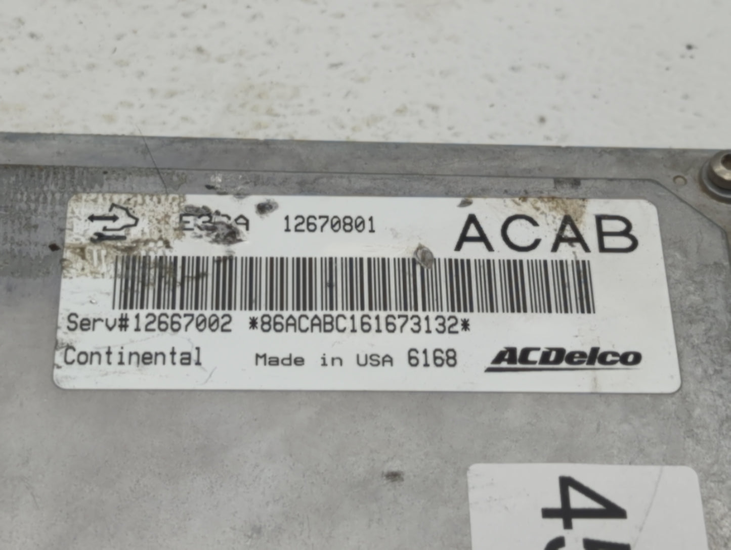 2017-2020 Chevrolet Impala PCM Engine Control Computer ECU ECM PCU OEM P/N:12667002 12666068 Fits Fits 2017 2018 2019 2020 O
