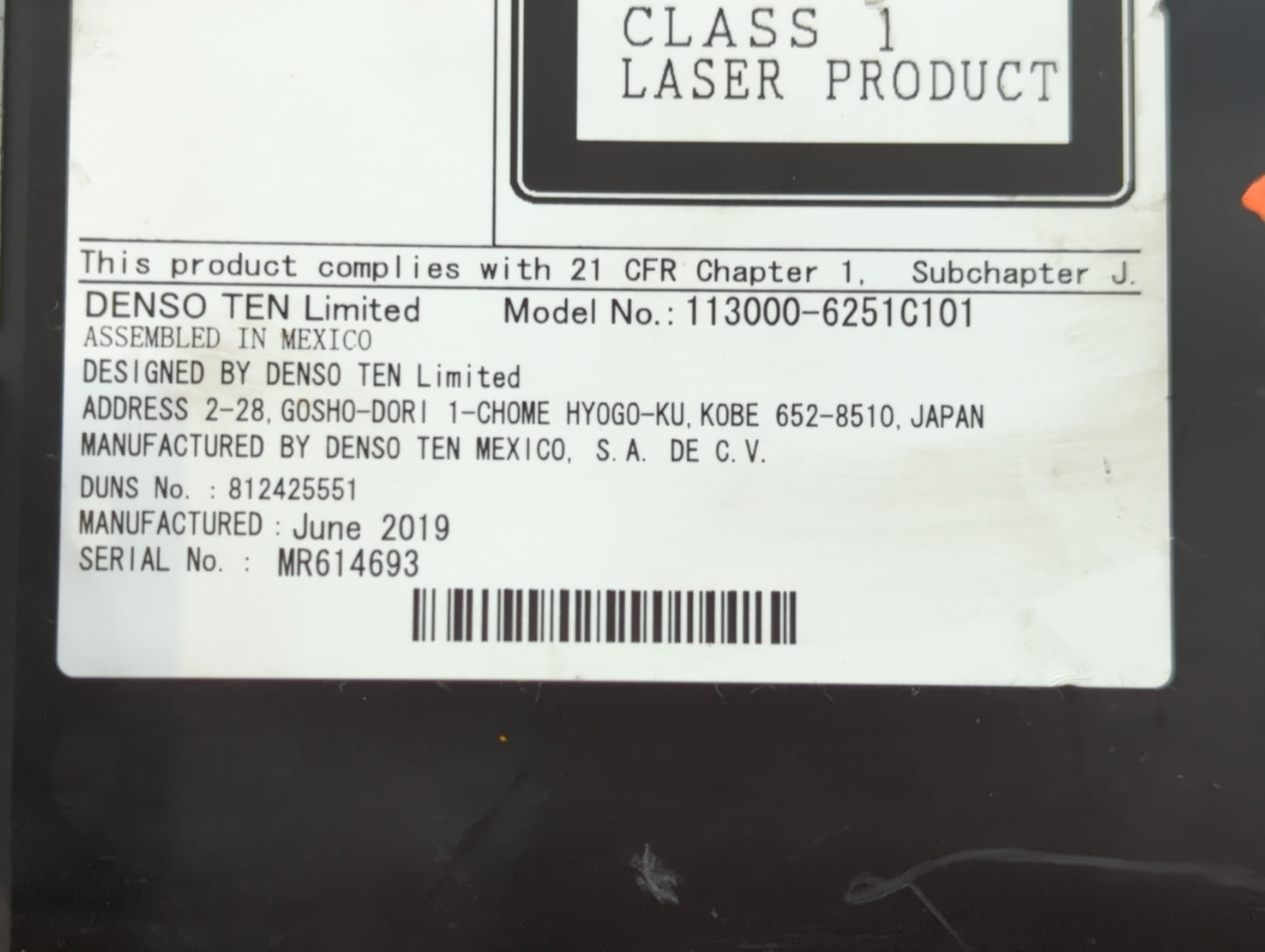 2015-2020 Chevrolet Impala Am Fm Cd Player Radio Receiver - Oemusedautoparts1.com