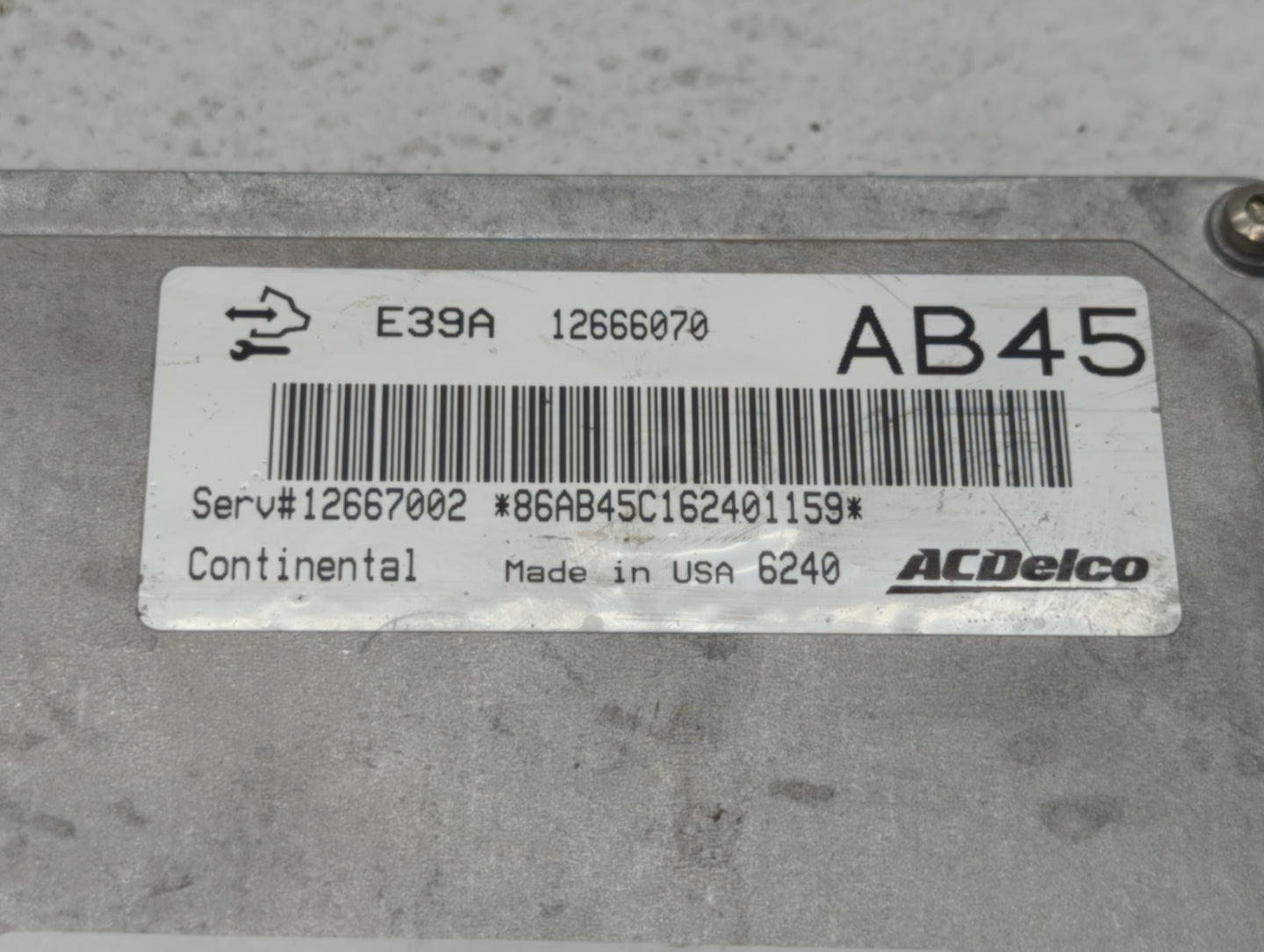 2017-2020 Chevrolet Impala PCM Engine Control Computer ECU ECM PCU OEM P/N:12666070 12667189 Fits Fits 2017 2018 2019 2020 O