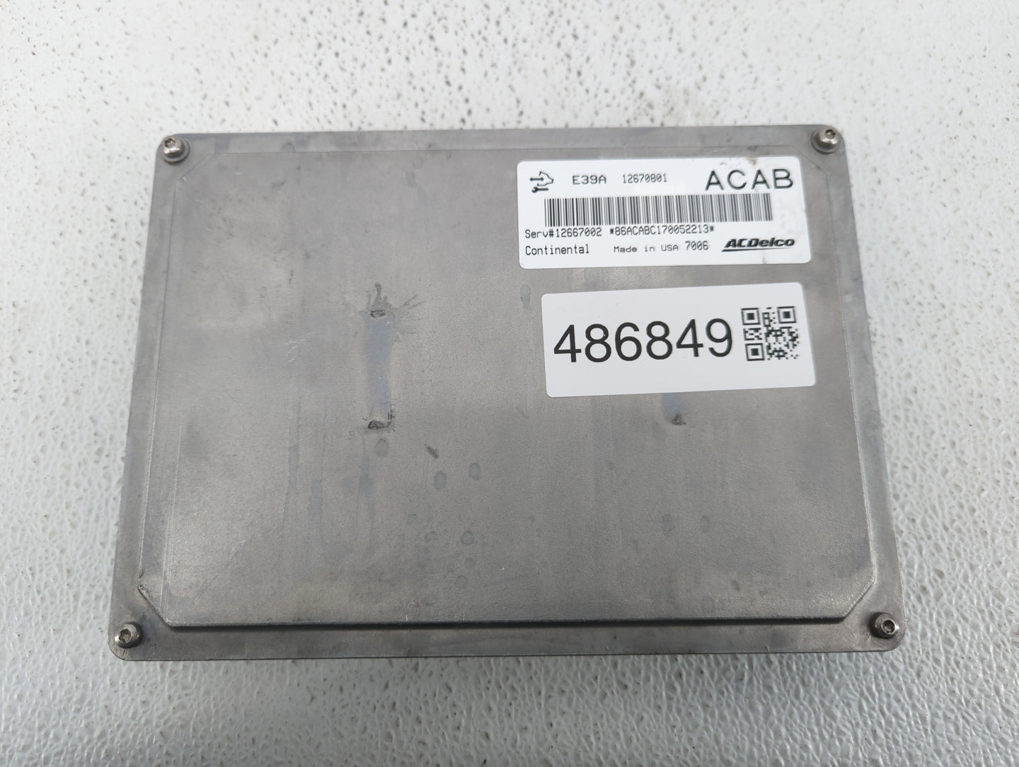 2017-2020 Chevrolet Impala PCM Engine Control Computer ECU ECM PCU OEM P/N:12670801 12667002 Fits Fits 2017 2018 2019 2020 O