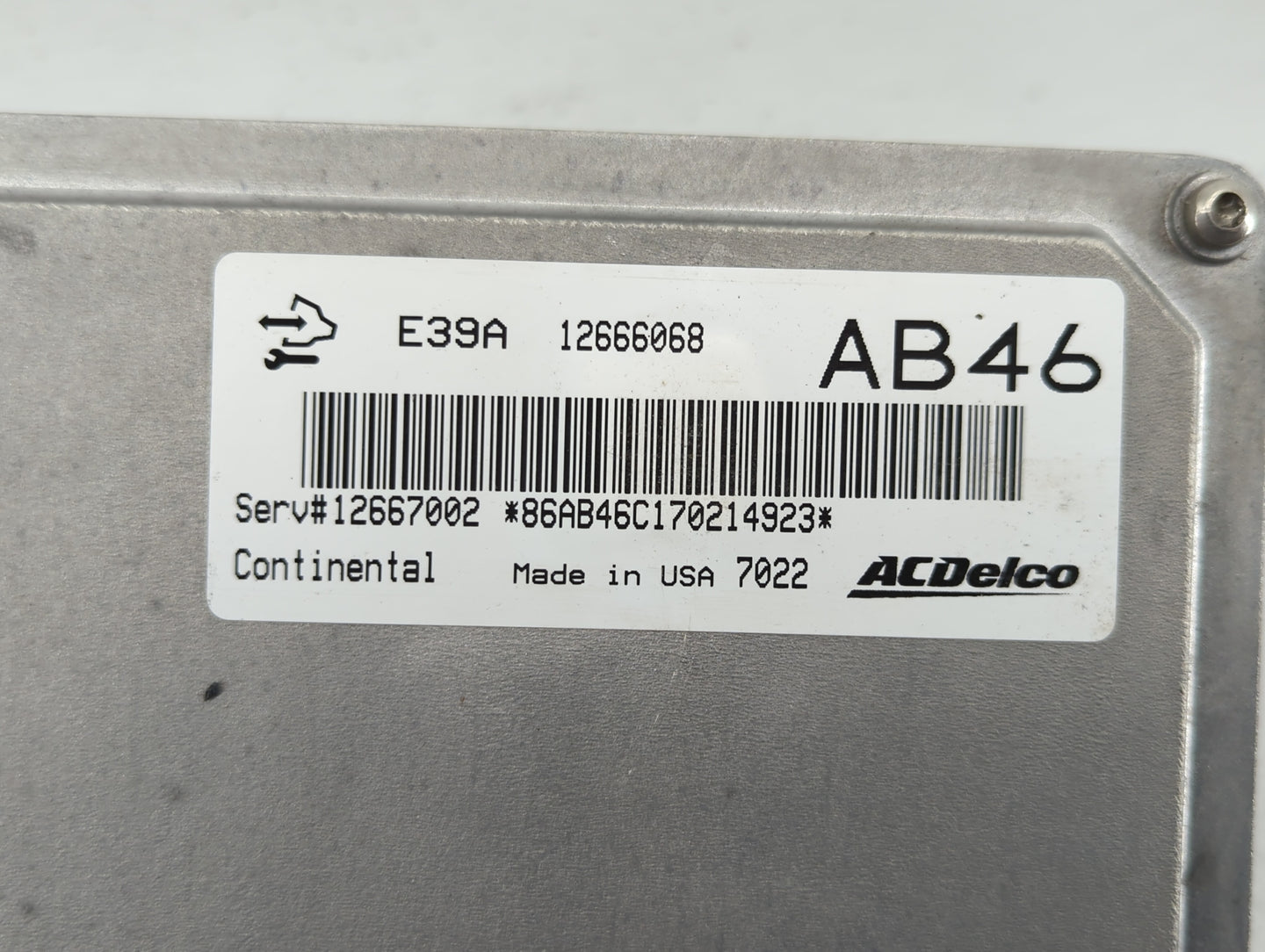 2017-2020 Chevrolet Impala PCM Engine Control Computer ECU ECM PCU OEM P/N:12667002 12670801 Fits Fits 2017 2018 2019 2020 O