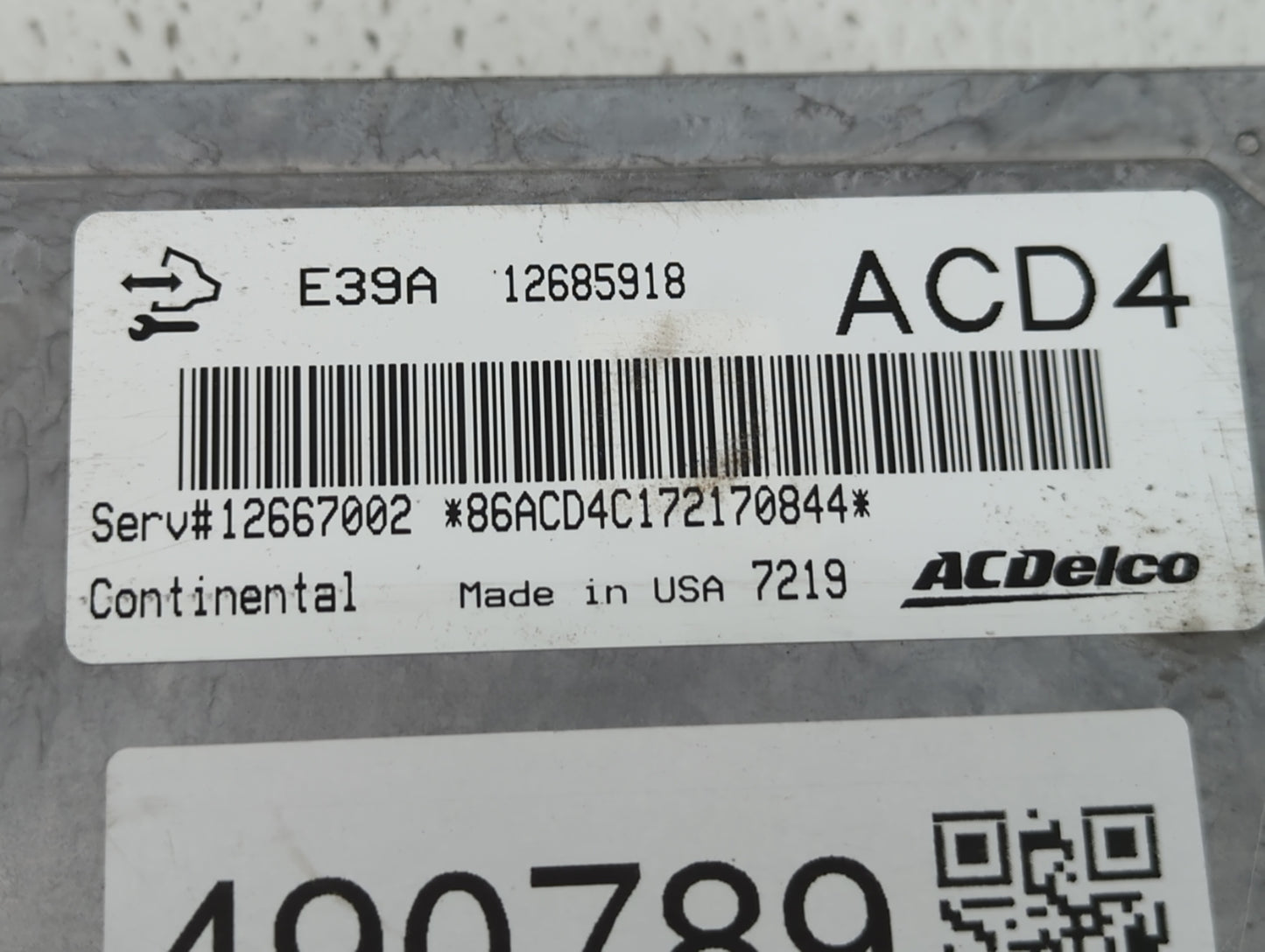 2017-2020 Chevrolet Impala PCM Engine Control Computer ECU ECM PCU OEM P/N:12667002 12685918 Fits Fits 2017 2018 2019 2020 O