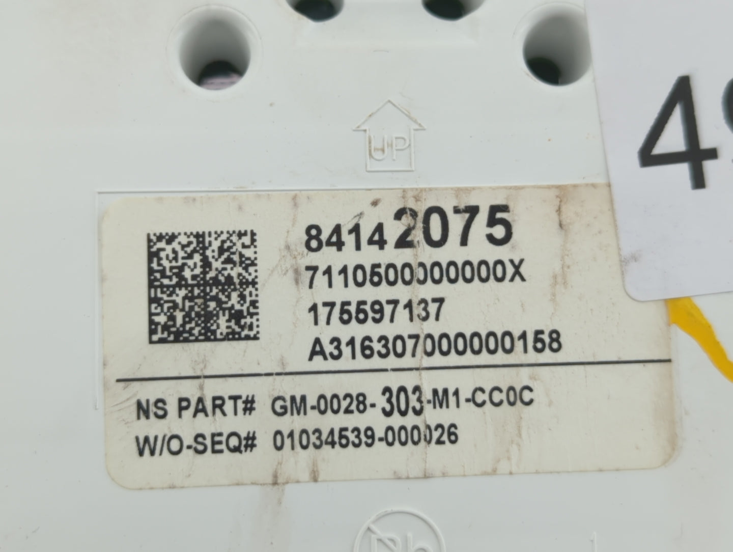 2017-2020 Chevrolet Impala Instrument Cluster Speedometer Gauges P/N:84037517 84332429 Fits Fits 2017 2018 2019 2020 OEM Use