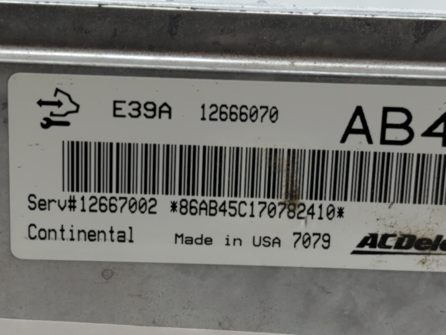 2017-2020 Chevrolet Impala PCM Engine Control Computer ECU ECM PCU OEM P/N:12666070, 12667189 Fits Fits 2017 2018 2019 2020 