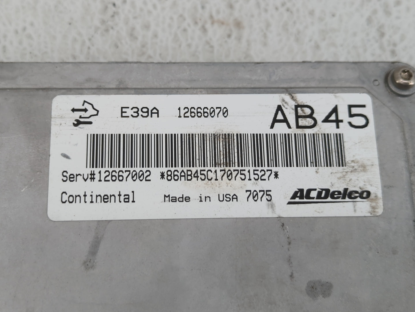 2017-2020 Chevrolet Impala PCM Engine Control Computer ECU ECM PCU OEM P/N:12666070 Fits Fits 2017 2018 2019 2020 OEM Used A
