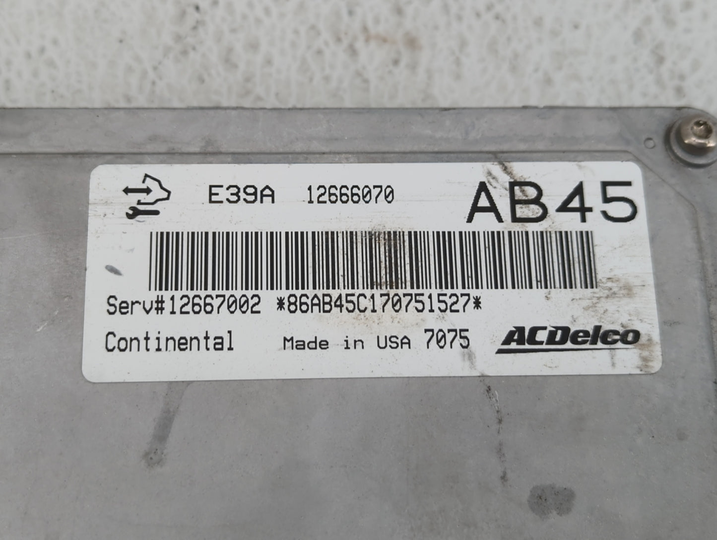 2017-2020 Chevrolet Impala PCM Engine Control Computer ECU ECM PCU OEM P/N:12666070 Fits Fits 2017 2018 2019 2020 OEM Used A