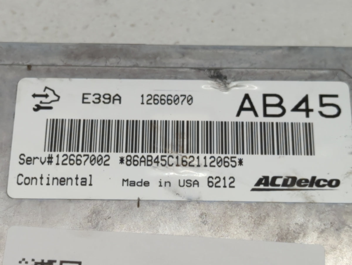 2017-2020 Chevrolet Impala PCM Engine Control Computer ECU ECM PCU OEM P/N:12666070 Fits Fits 2017 2018 2019 2020 OEM Used A