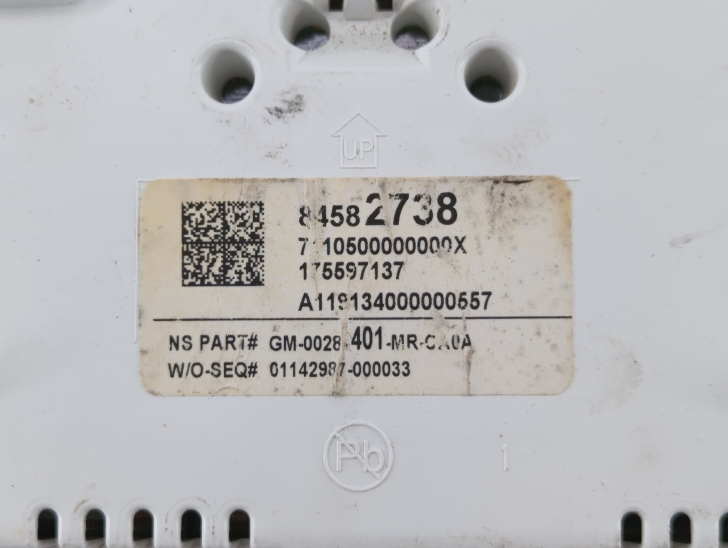 2017-2020 Chevrolet Impala Instrument Cluster Speedometer Gauges P/N:84582738 Fits Fits 2017 2018 2019 2020 OEM Used Auto Pa