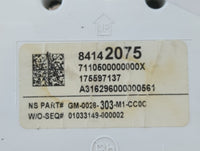 2017-2020 Chevrolet Impala Instrument Cluster Speedometer Gauges P/N:84142075 Fits Fits 2017 2018 2019 2020 OEM Used Auto Pa