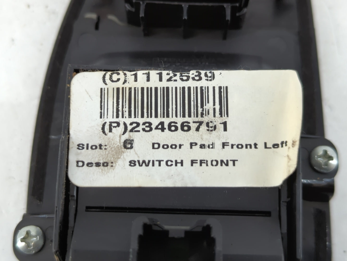2014-2020 Chevrolet Impala Master Power Window Switch Replacement Driver Side Left P/N:1112539 23466791 Fits OEM Used Auto P