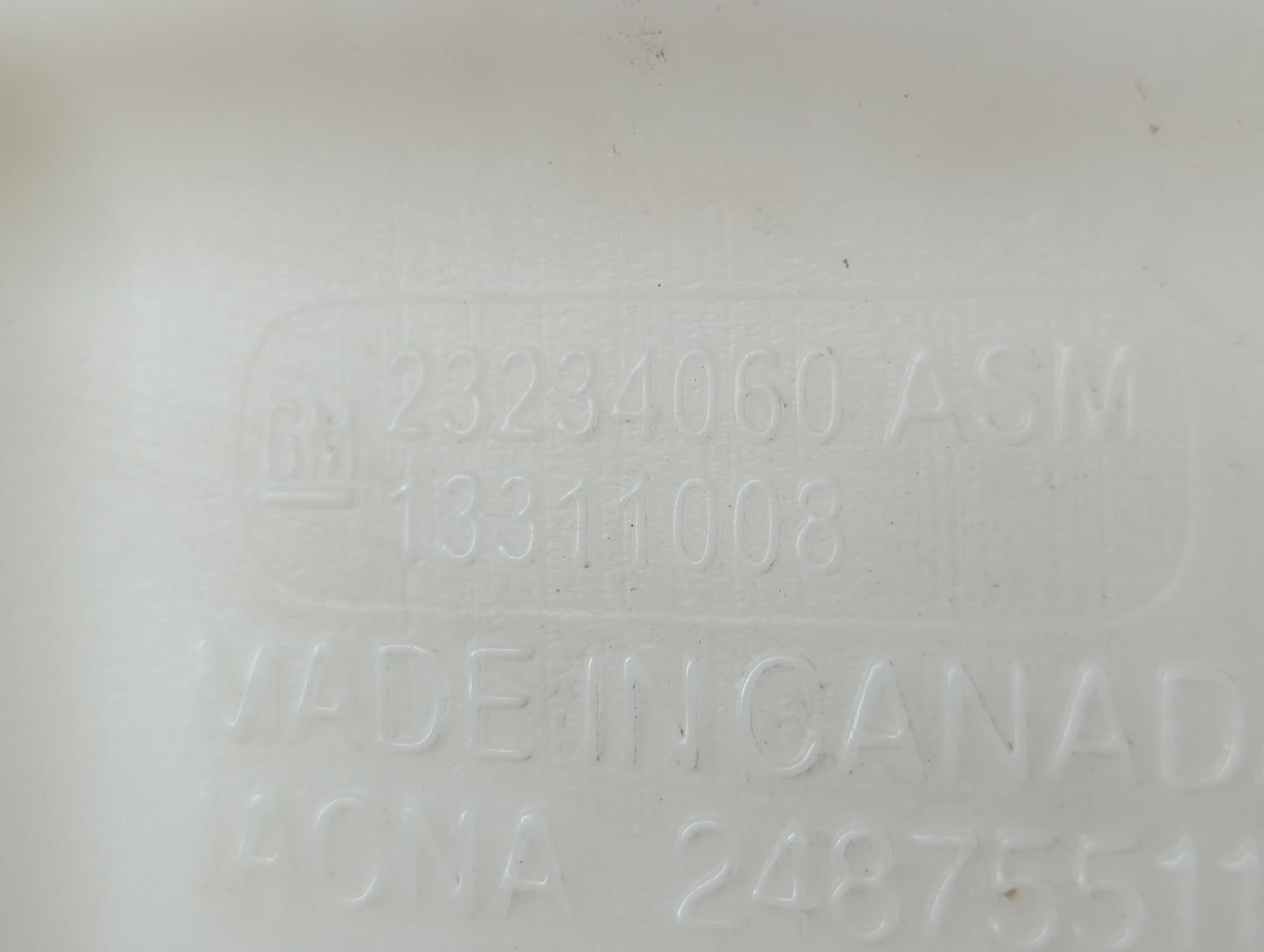 2014-2020 Chevrolet Impala Windshield Washer Fluid Reservoir Bottle Oem - Oemusedautoparts1.com