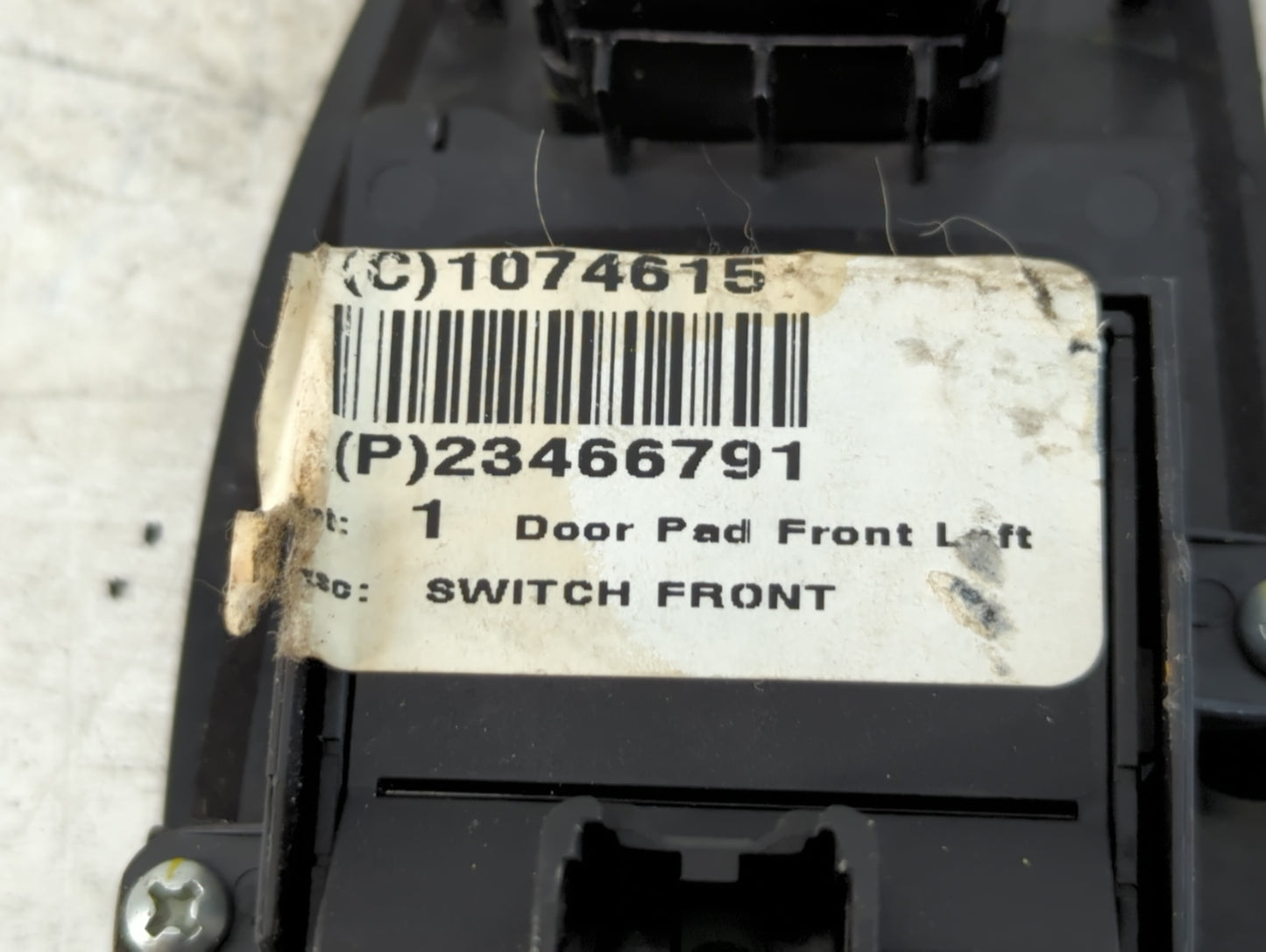 2014-2020 Chevrolet Impala Master Power Window Switch Replacement Driver Side Left P/N:23466791 Fits OEM Used Auto Parts - O