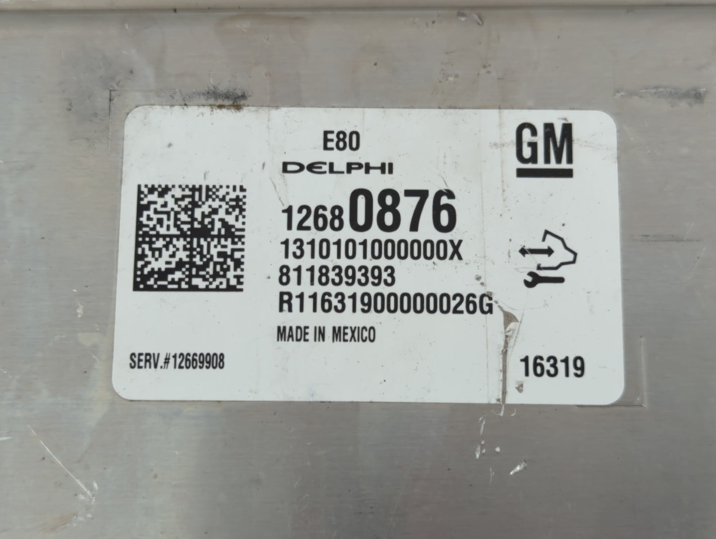 2017-2021 Chevrolet Malibu PCM Engine Control Computer ECU ECM PCU OEM P/N:12680876 Fits Fits 2017 2018 2019 2020 2021 2022 