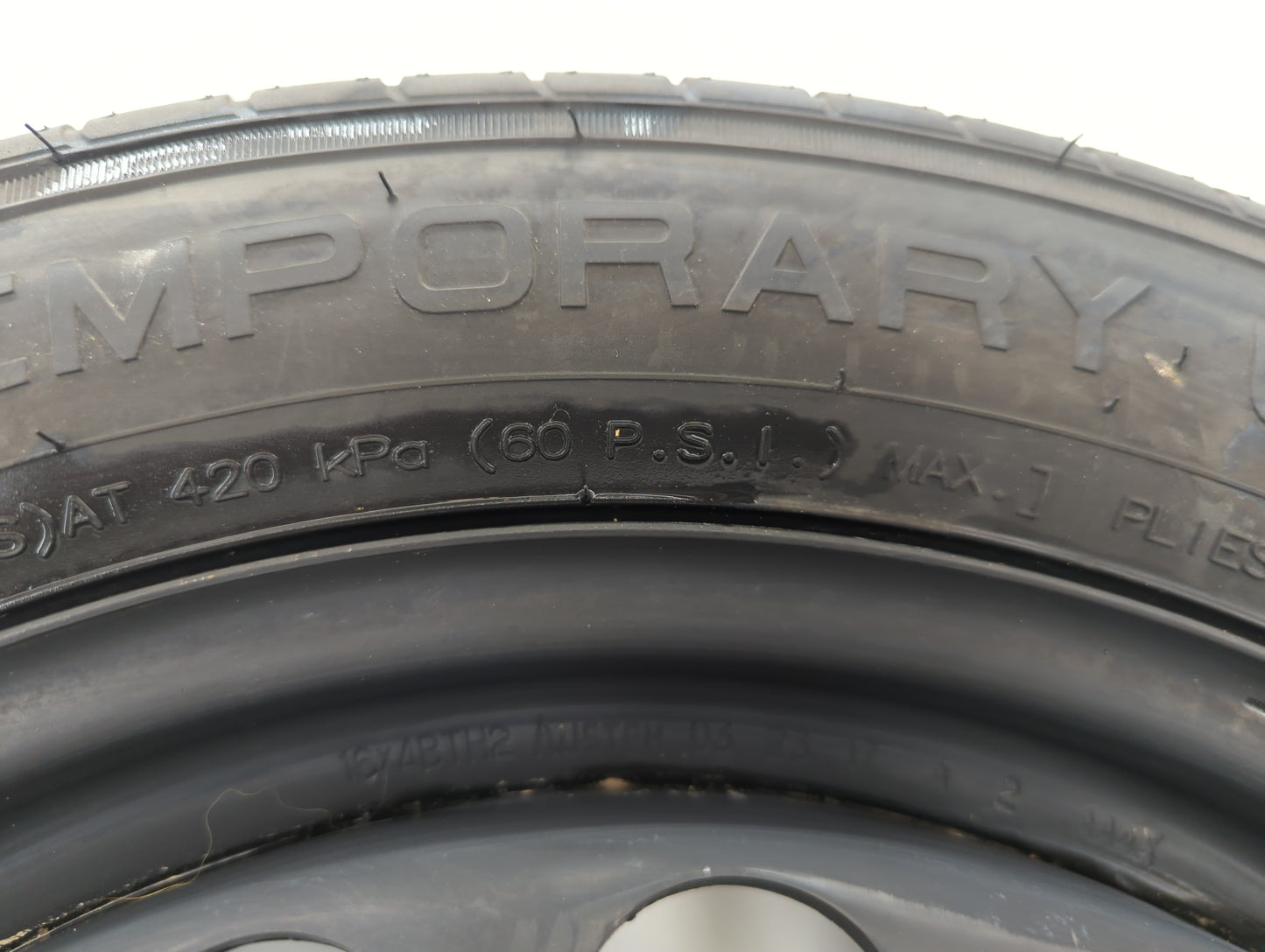 2016-2022 Chevrolet Malibu Spare Donut Tire Wheel Rim Oem - Oemusedautoparts1.com