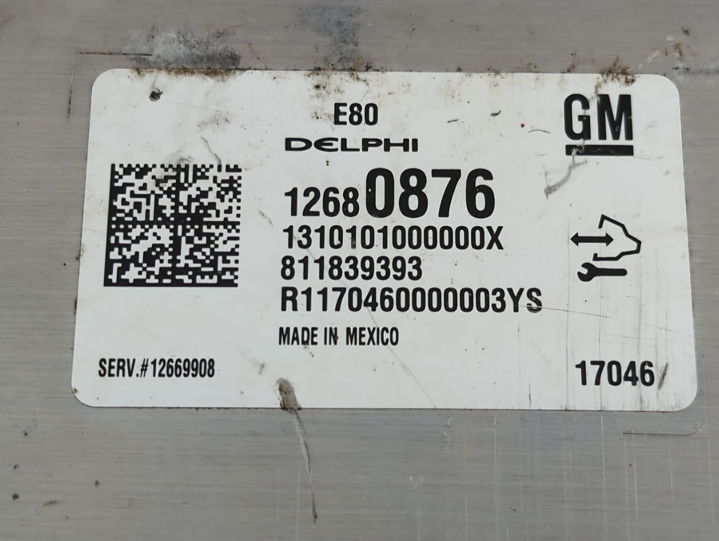 2017-2021 Chevrolet Malibu PCM Engine Control Computer ECU ECM PCU OEM P/N:12680876 Fits Fits 2017 2018 2019 2020 2021 2022 