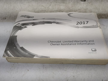 2017 Chevrolet Malibu Owners Manual Book Guide OEM Used Auto Parts - Oemusedautoparts1.com