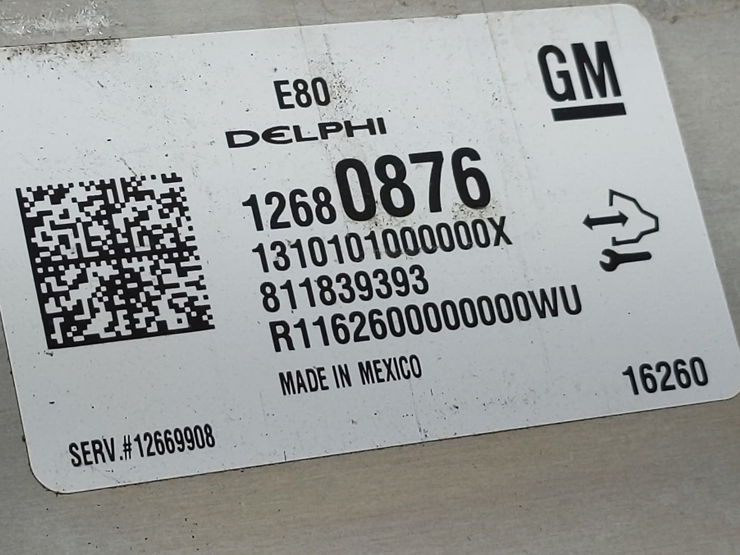 2017-2021 Chevrolet Malibu PCM Engine Control Computer ECU ECM PCU OEM P/N:12680876 12697902 Fits OEM Used Auto Parts - Oemu