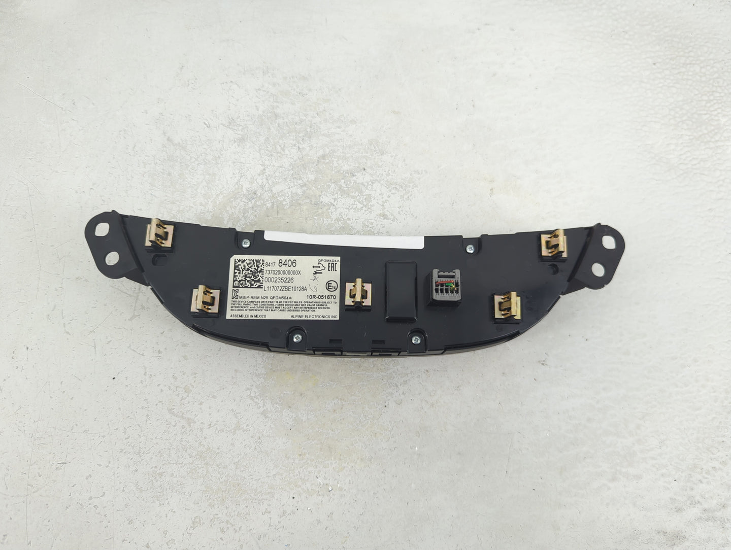 2016-2017 Chevrolet Malibu Climate Control Module Temperature AC/Heater Replacement P/N:000235226 84178406 Fits Fits 2016 20