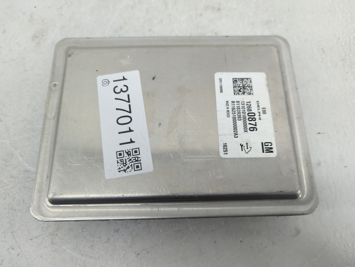 2017-2021 Chevrolet Malibu PCM Engine Control Computer ECU ECM PCU OEM P/N:811839393 12680876 Fits OEM Used Auto Parts - Oem