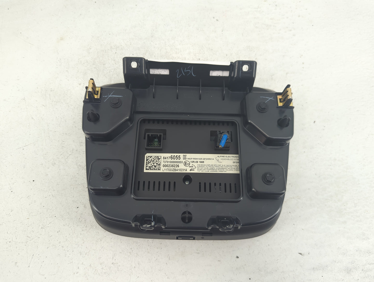 2017 Chevrolet Malibu Radio AM FM Cd Player Receiver Replacement P/N:000235226 84176055 Fits OEM Used Auto Parts - Oemusedau