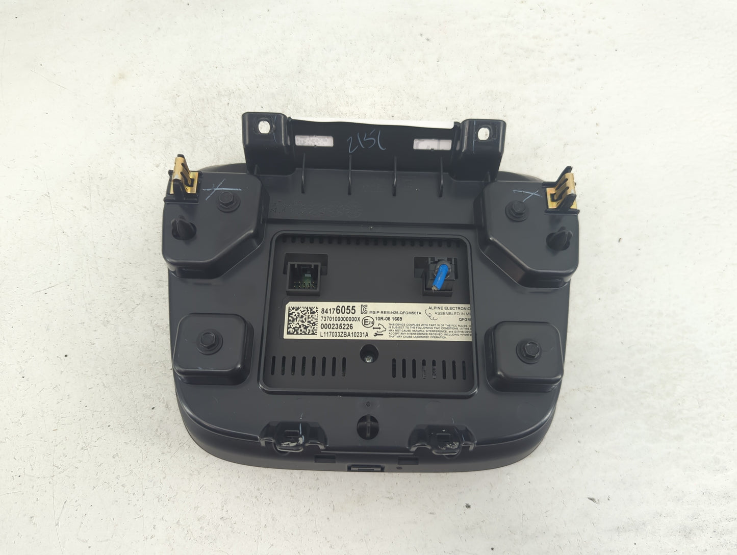 2017 Chevrolet Malibu Radio AM FM Cd Player Receiver Replacement P/N:000235226 84176055 Fits OEM Used Auto Parts - Oemusedau