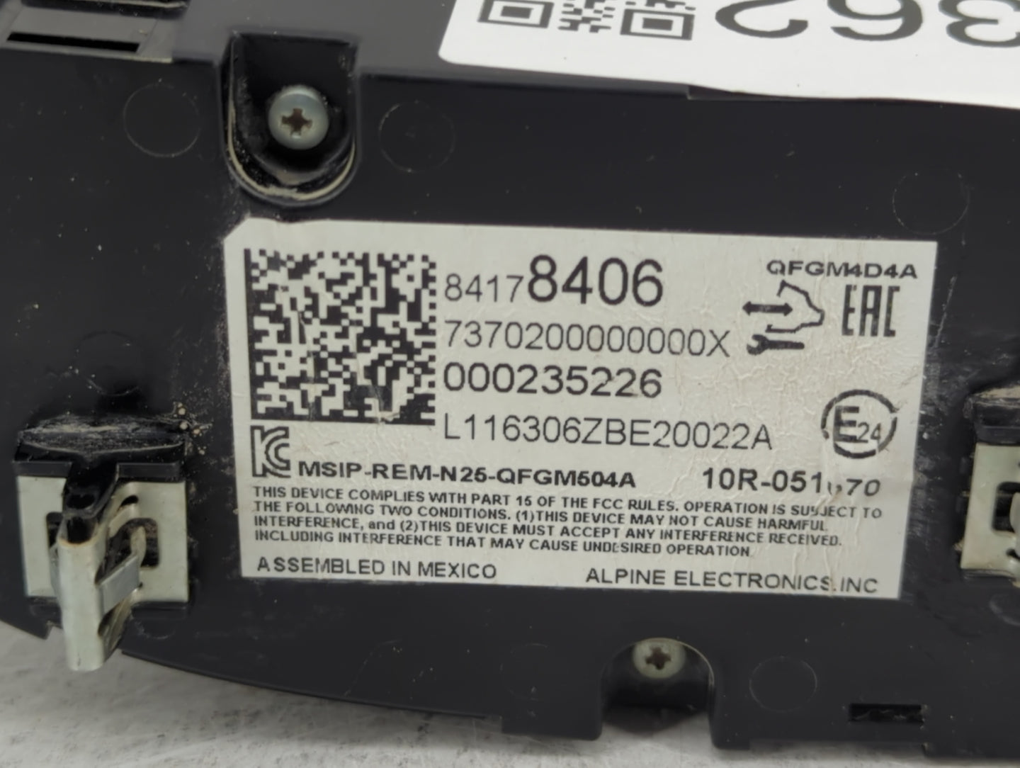 2016-2017 Chevrolet Malibu Climate Control Module Temperature AC/Heater Replacement P/N:000235226 84178406 Fits Fits 2016 20