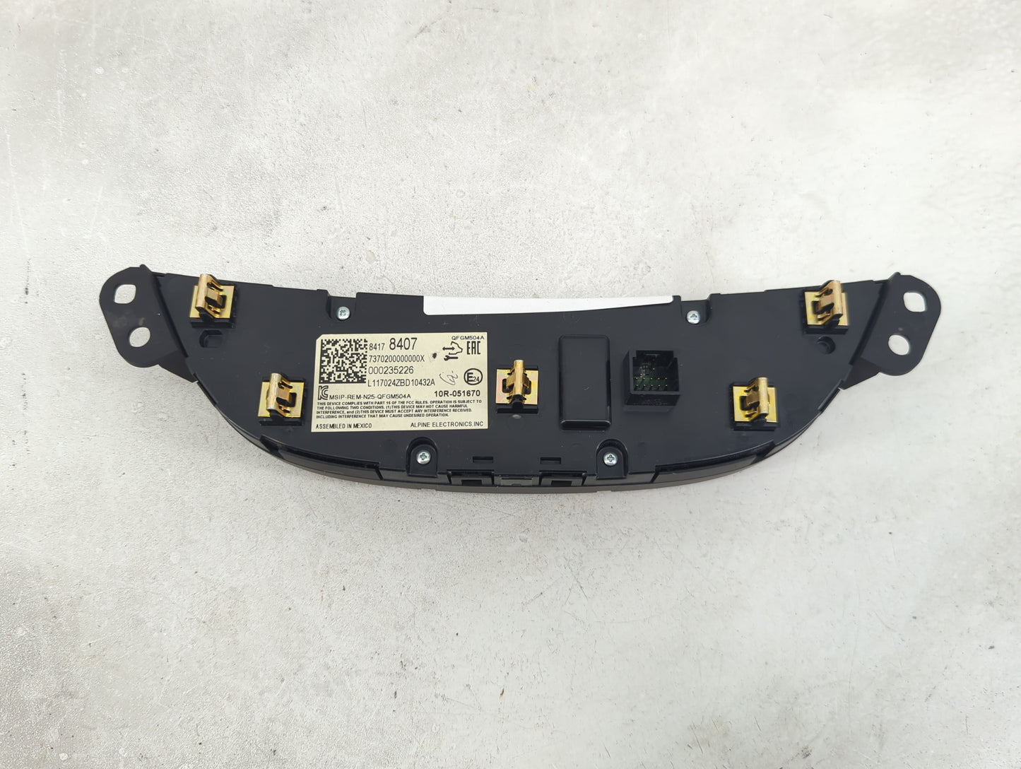 2016-2017 Chevrolet Malibu Climate Control Module Temperature AC/Heater Replacement P/N:84178407 Fits Fits 2016 2017 OEM Use