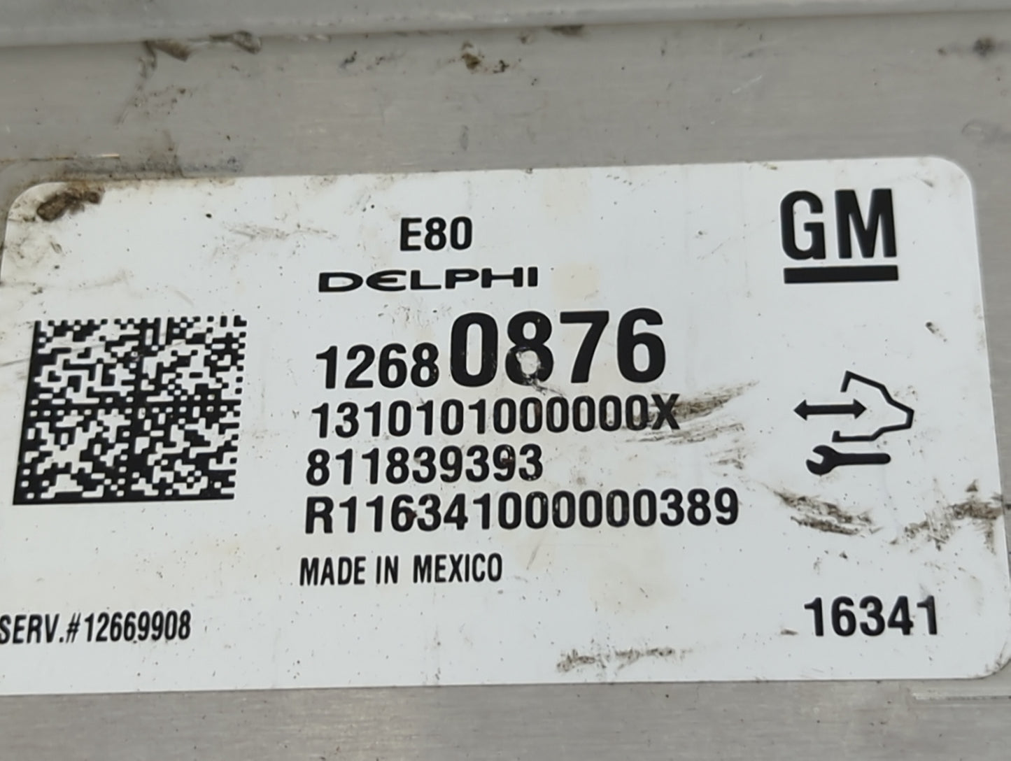 2017-2021 Chevrolet Malibu PCM Engine Control Computer ECU ECM PCU OEM P/N:12680876 12669908 Fits OEM Used Auto Parts - Oemu
