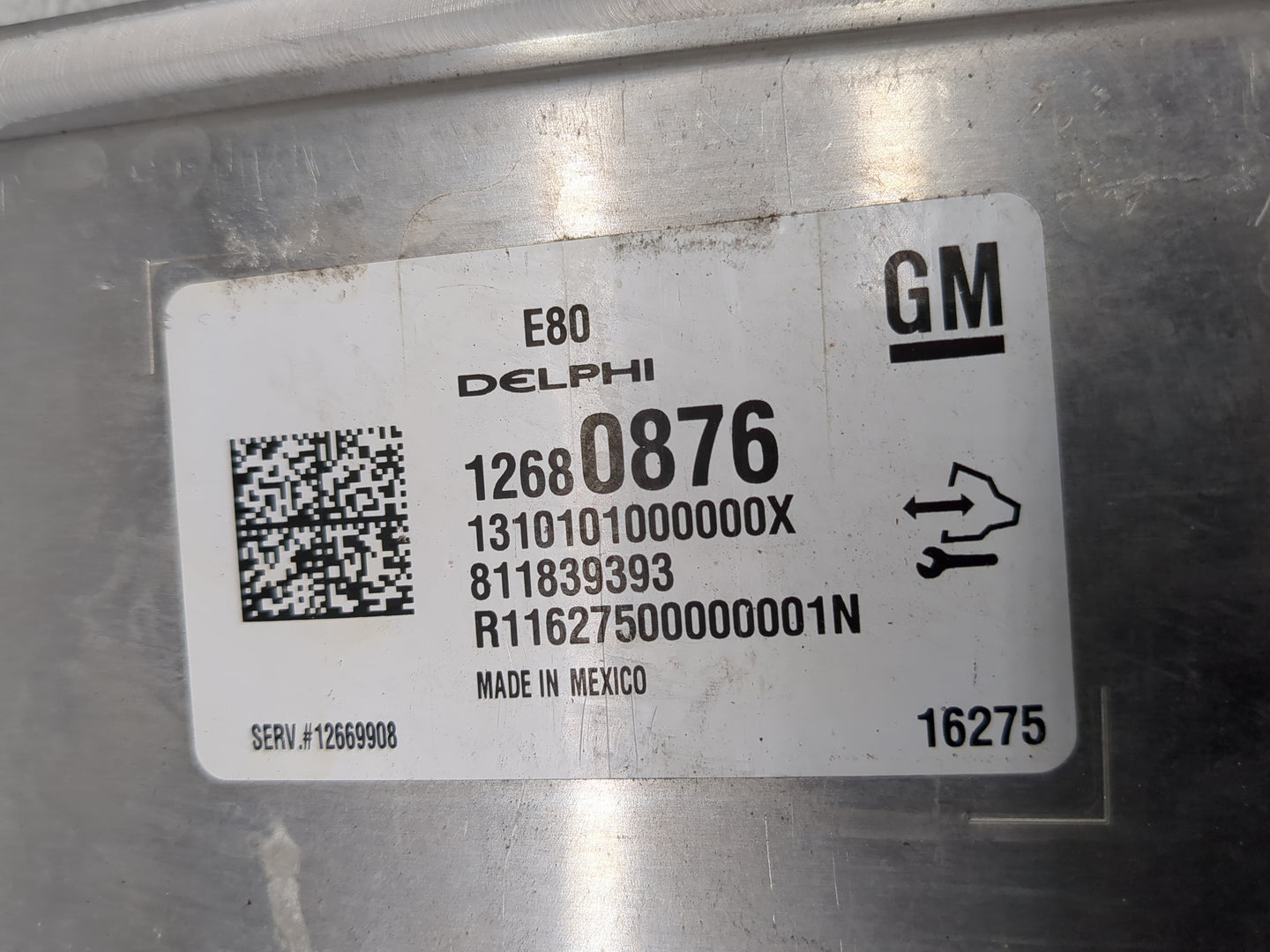 2017-2021 Chevrolet Malibu PCM Engine Control Computer ECU ECM PCU OEM P/N:12680876 12669908 Fits OEM Used Auto Parts - Oemu