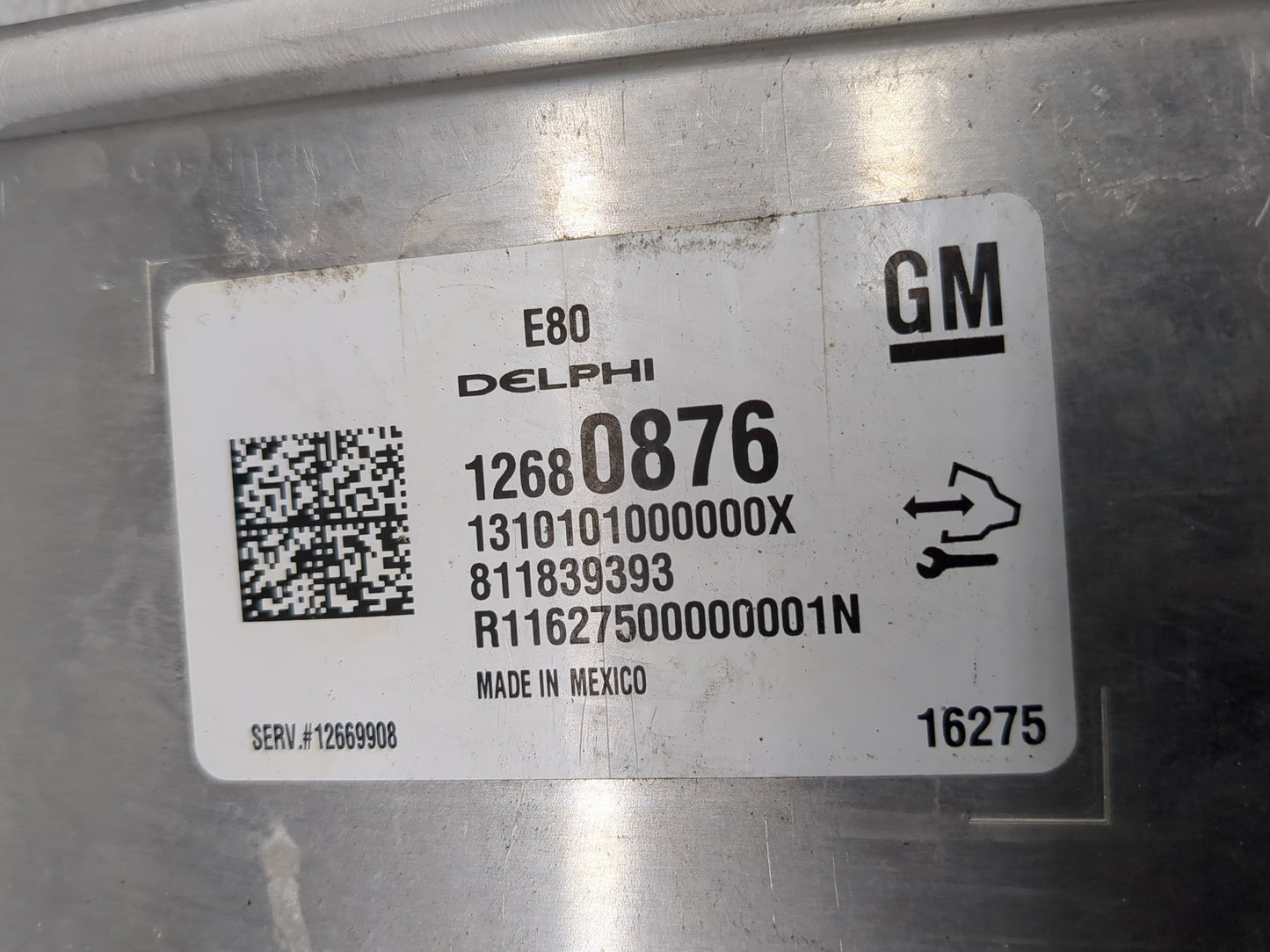 2017-2021 Chevrolet Malibu PCM Engine Control Computer ECU ECM PCU OEM P/N:12680876 12669908 Fits OEM Used Auto Parts - Oemu