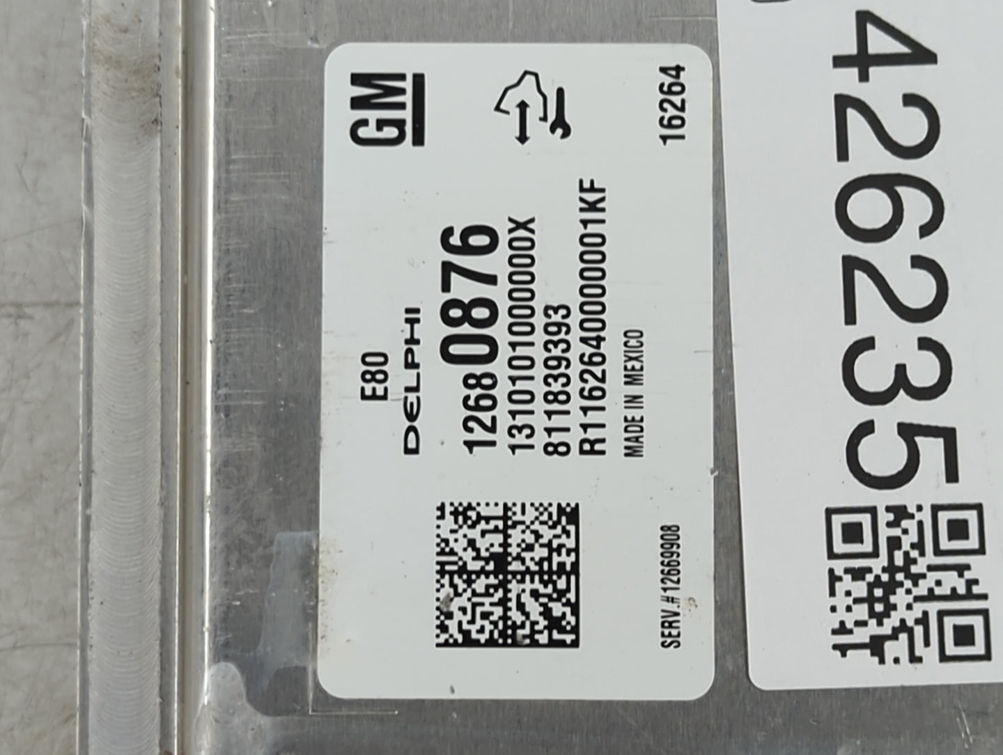 2017-2021 Chevrolet Malibu PCM Engine Control Computer ECU ECM PCU OEM P/N:12680876 12669908 Fits OEM Used Auto Parts - Oemu