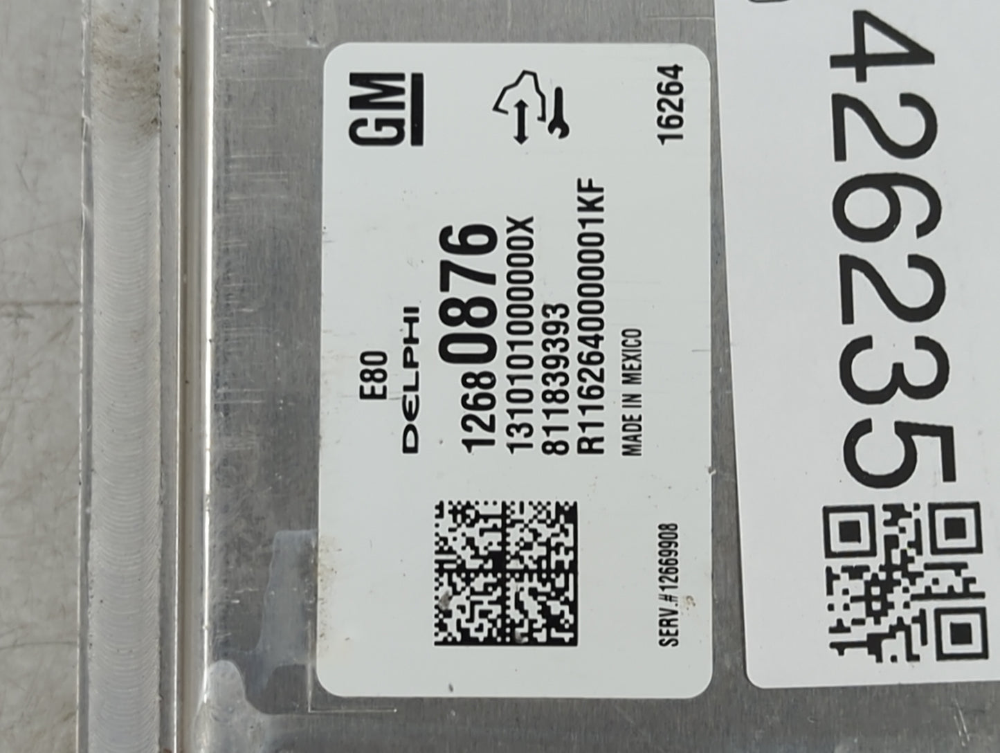 2017-2021 Chevrolet Malibu PCM Engine Control Computer ECU ECM PCU OEM P/N:12680876 12669908 Fits OEM Used Auto Parts - Oemu