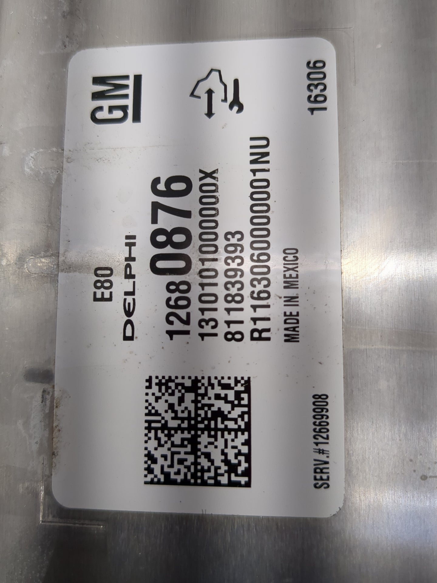 2017-2021 Chevrolet Malibu PCM Engine Control Computer ECU ECM PCU OEM P/N:12680876 Fits Fits 2017 2018 2019 2020 2021 2022 