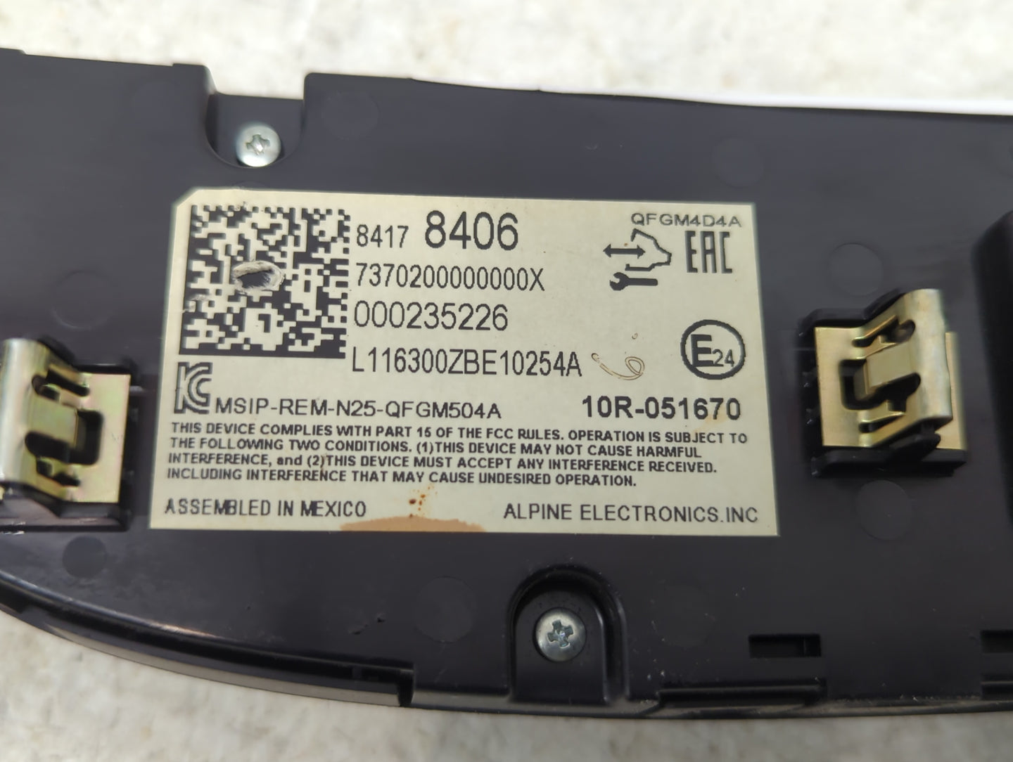 2016-2017 Chevrolet Malibu Climate Control Module Temperature AC/Heater Replacement P/N:84178406 7370200000000X Fits OEM Use