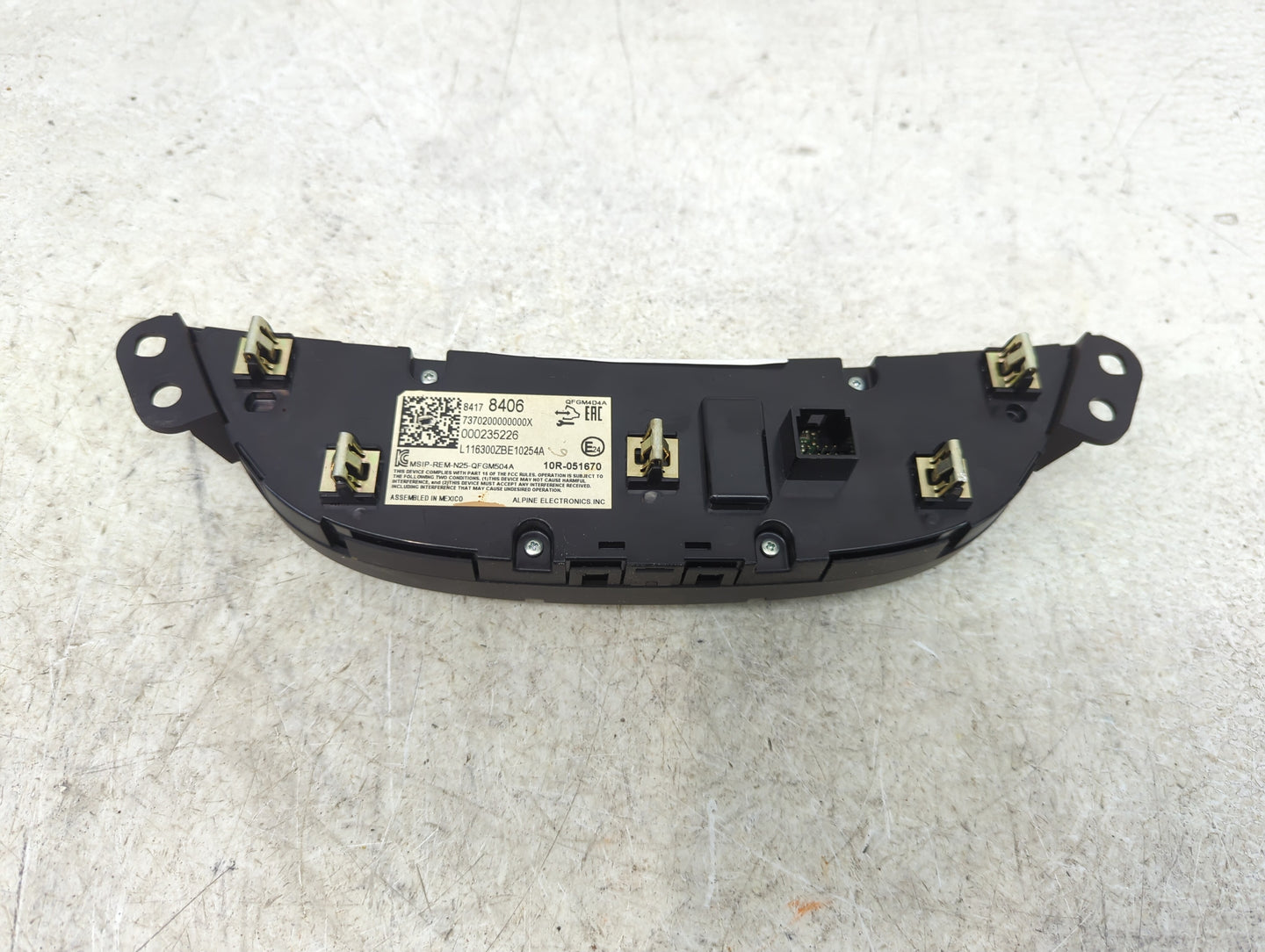 2016-2017 Chevrolet Malibu Climate Control Module Temperature AC/Heater Replacement P/N:84178406 7370200000000X Fits OEM Use