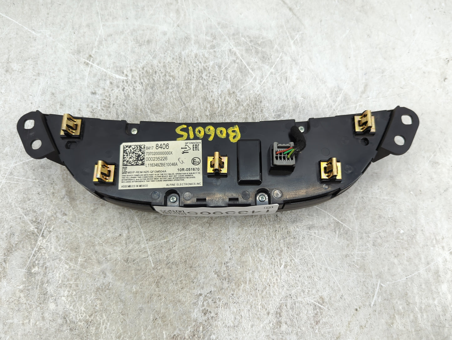 2016-2017 Chevrolet Malibu Climate Control Module Temperature AC/Heater Replacement P/N:8417 8406 QFGM4D4A Fits Fits 2016 20