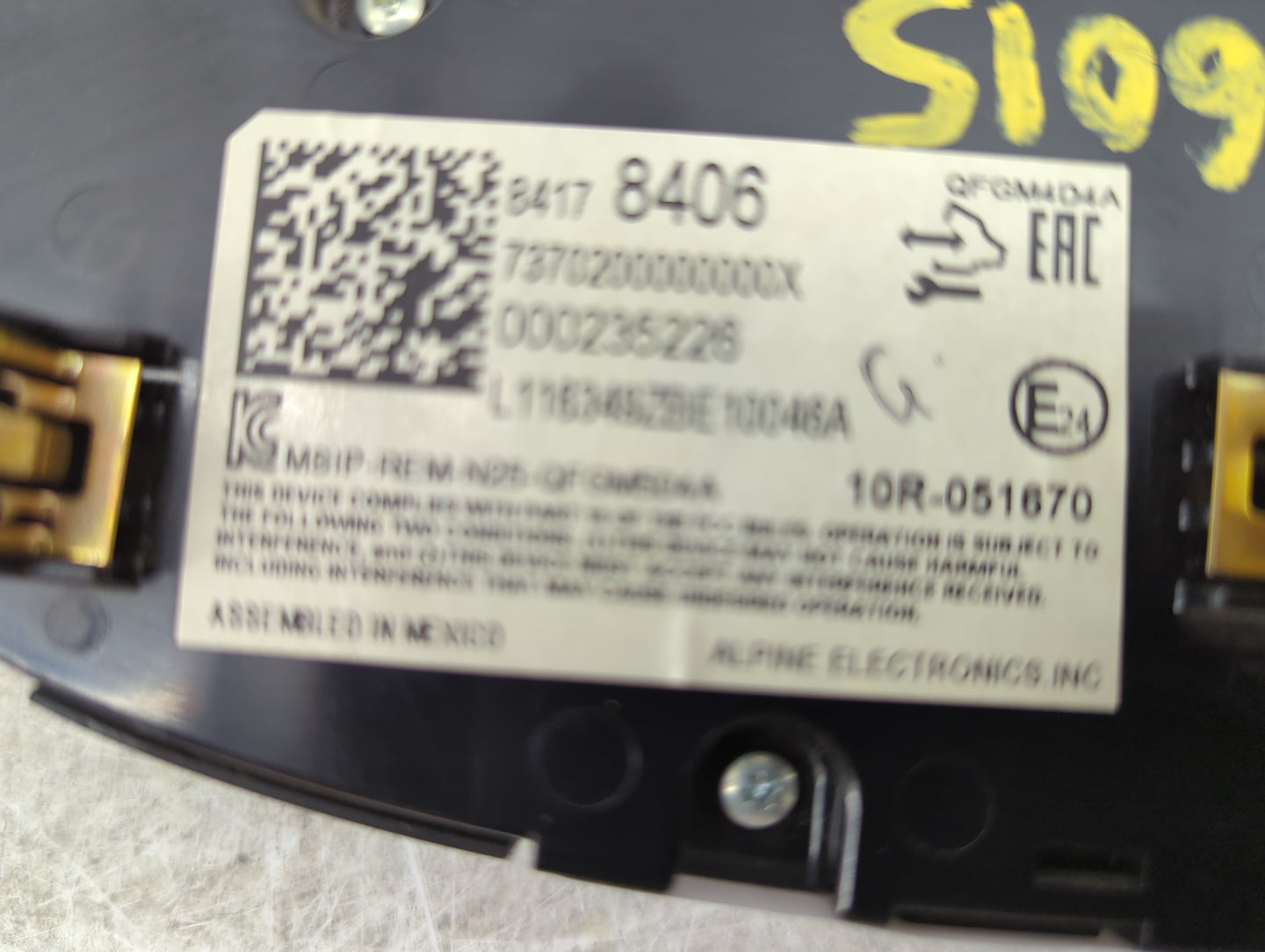2016-2017 Chevrolet Malibu Climate Control Module Temperature AC/Heater Replacement P/N:8417 8406 QFGM4D4A Fits Fits 2016 20