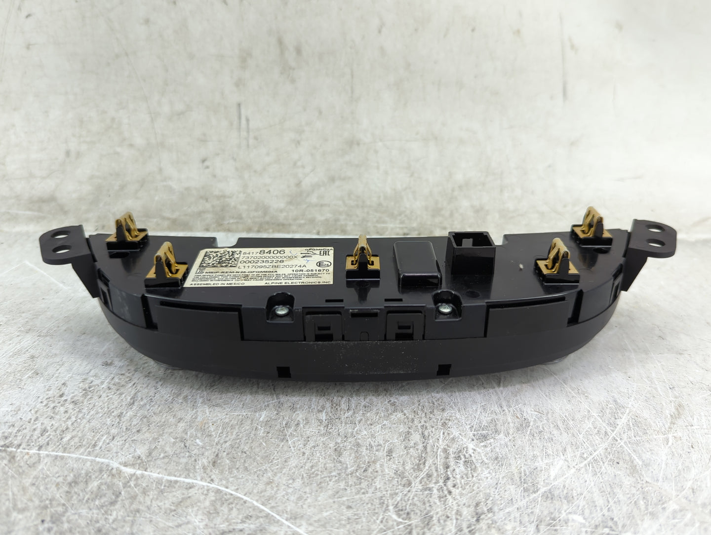 2016-2017 Chevrolet Malibu Climate Control Module Temperature AC/Heater Replacement P/N:84178406 Fits Fits 2016 2017 OEM Use