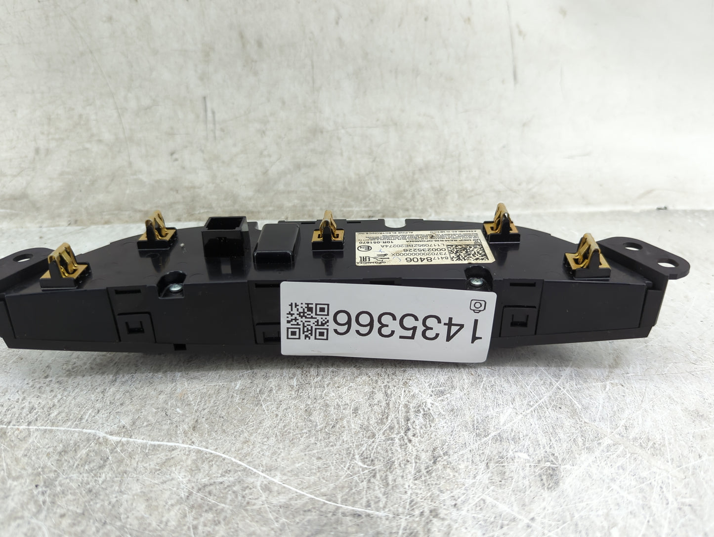 2016-2017 Chevrolet Malibu Climate Control Module Temperature AC/Heater Replacement P/N:84178406 Fits Fits 2016 2017 OEM Use